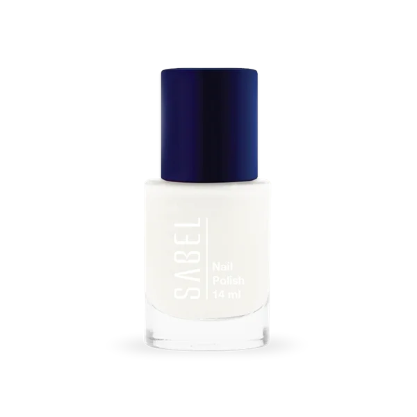 NAIL POLISH - 2-DARK WHITE .  SABEL COSMETICS