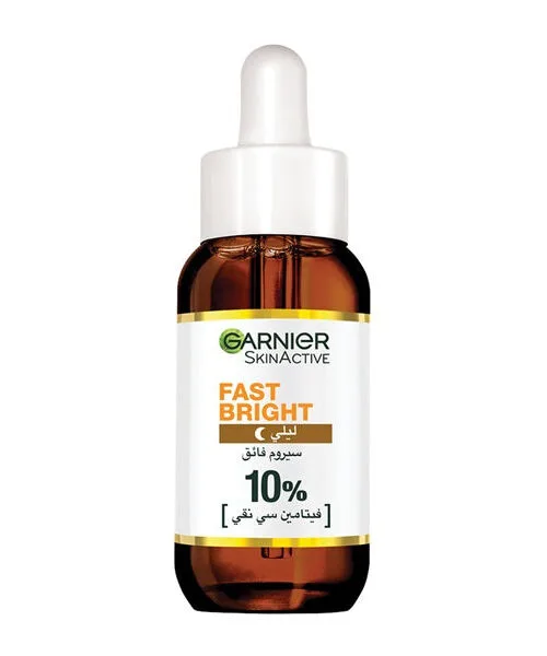 Garnier_-_Fast_Bright_10_Pure_Vitamin_C_Brightening_Overnight_Serum_-_30ml.jpg Garnier Fast Bright 10 Pure Vitamin C Brightening Overnight Serum 30ml.jpg