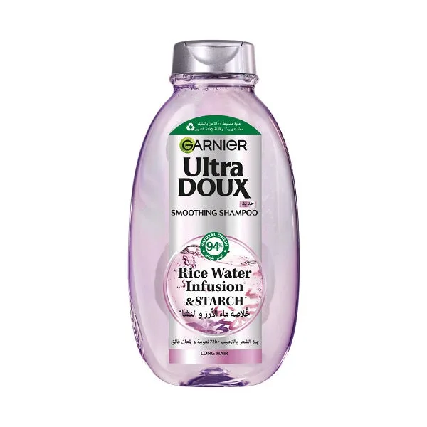 Garnier Ultra Doux Rice Water Infusion Starch Shampoo for Long Hair Smooth and Shine.jpg