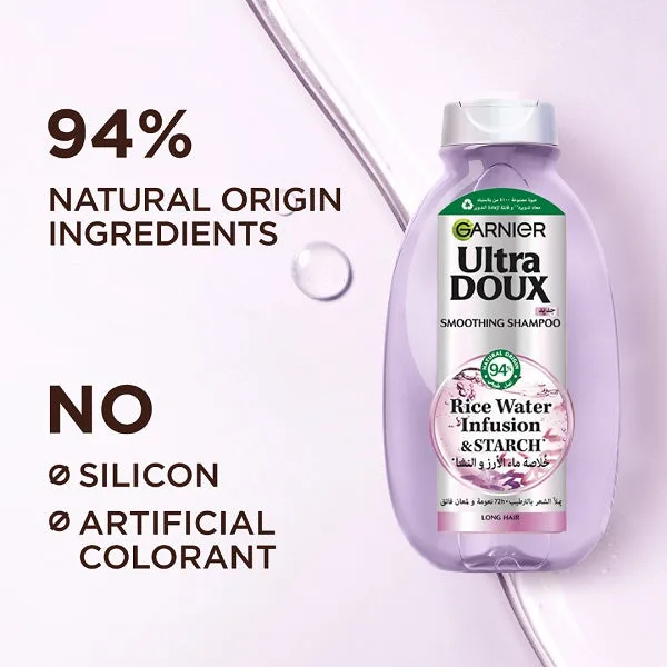 Garnier Ultra Doux Rice Water Infusion Starch Shampoo for Long Hair Smooth and Shine 3.jpg